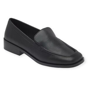 OPEN EDIT Blayke Loafer In Black Faux Leather Size 6.5 NEW